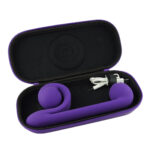 Snail Vibe Original Dual Stimulation Vibrator - Purple case with vibrator inside