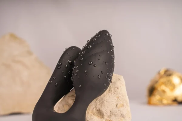Rocks Off Cocktail Double Stimulation Butt Plug - Black
