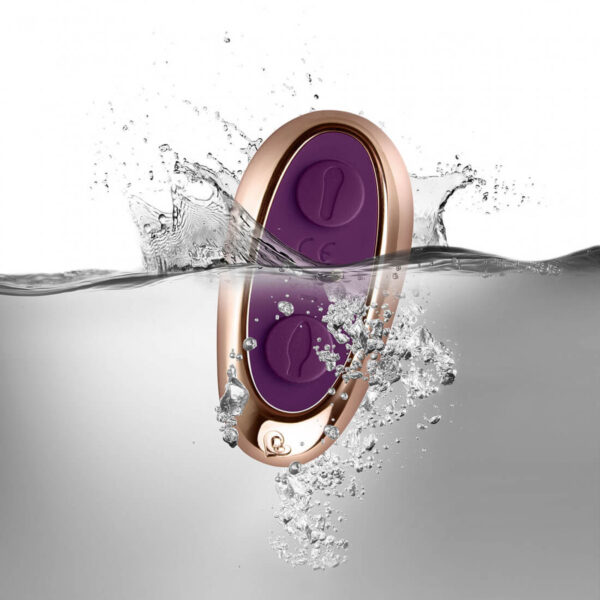 Rocks Off Cocktail Double Stimulation Butt Plug - Purple