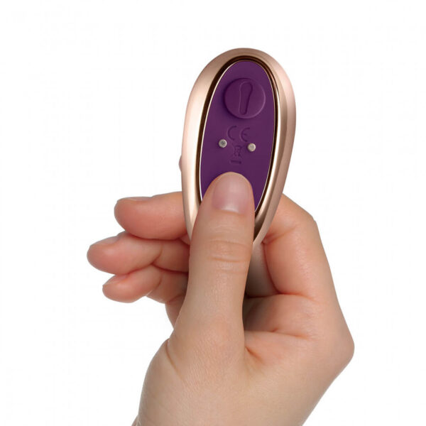 Rocks Off Cocktail Double Stimulation Butt Plug - Purple