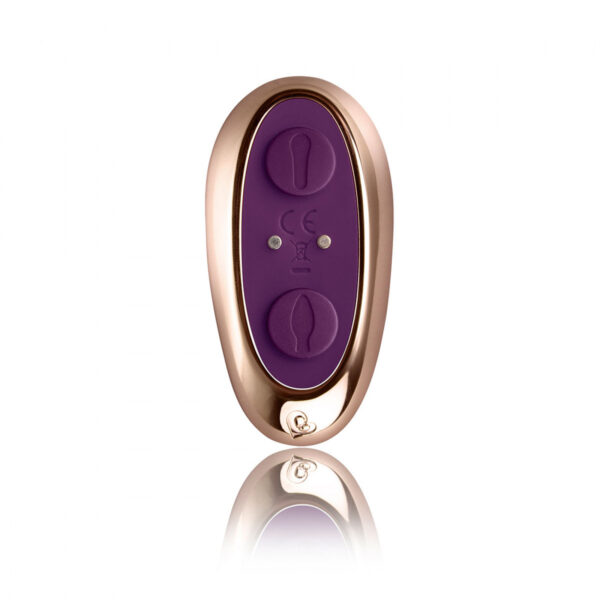 Rocks Off Cocktail Double Stimulation Butt Plug - Purple
