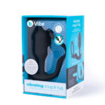 b-vibe vibrating snug & tug | Cock ring and weighted butt plug | medium