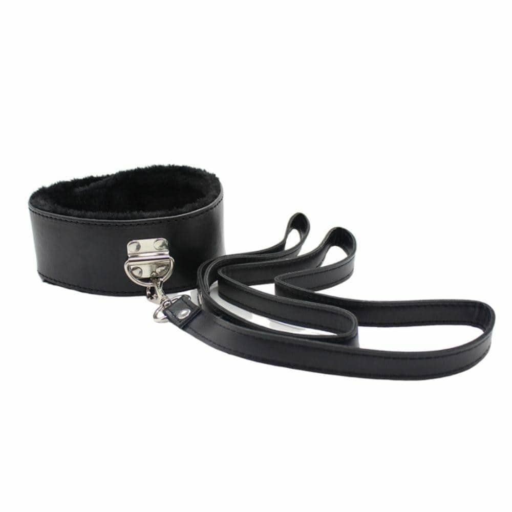 Buy Black Leather Bondage Essentials Kit