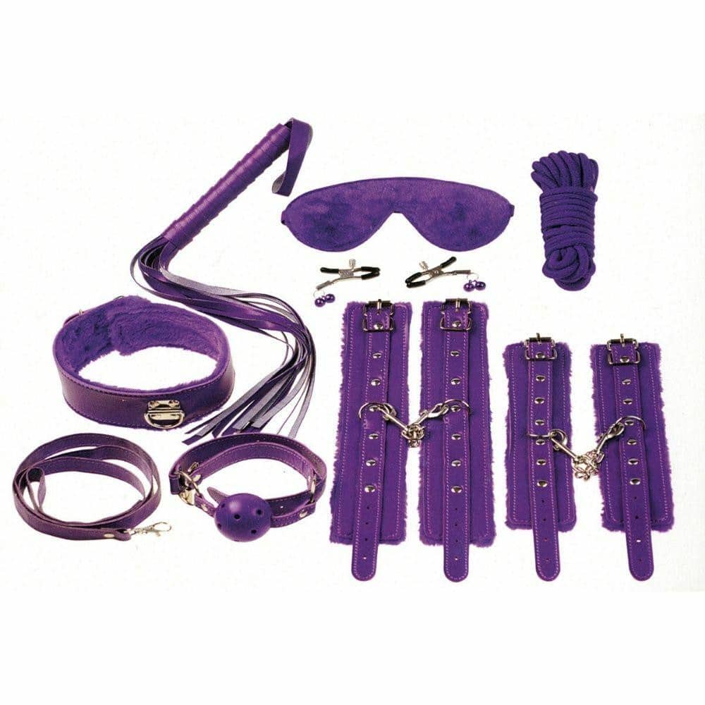 Secret play Secret Bondage 8 Pieces Set accessoires BDSM Purple