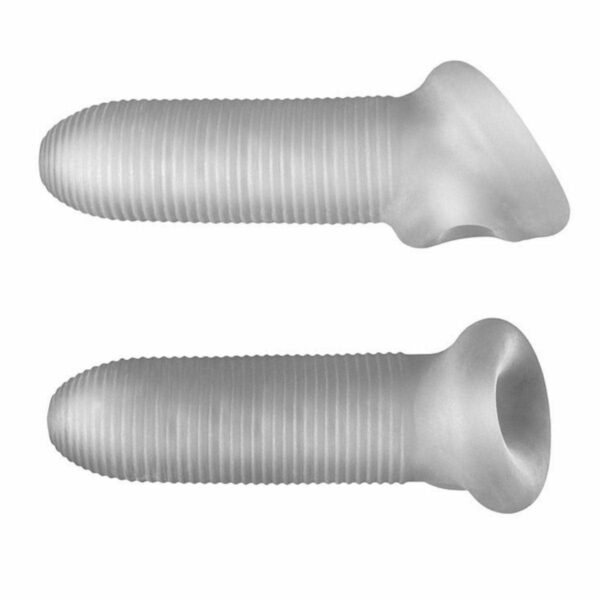 Perfect Fit Fat Boy Micro Rib Penis Extender Sheath