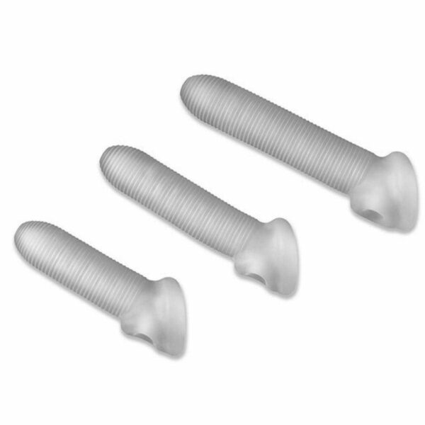 Perfect Fit Fat Boy Micro Rib Penis Extender Sheath