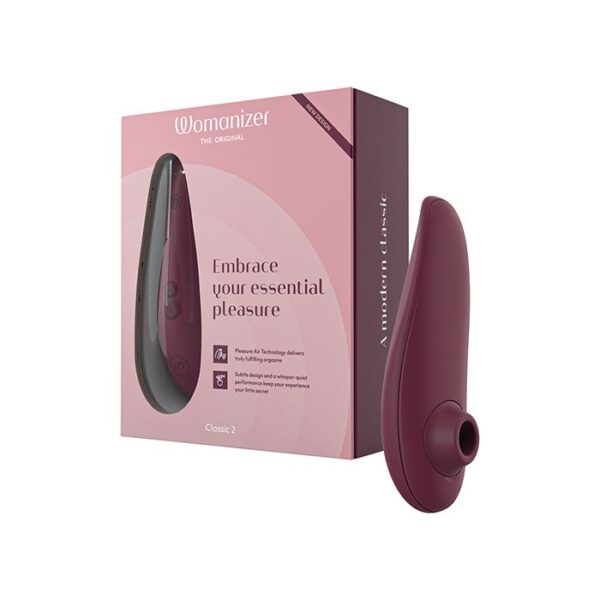 Womanizer Classic 2 Clitoris Sucking Vibrator - Bordeaux