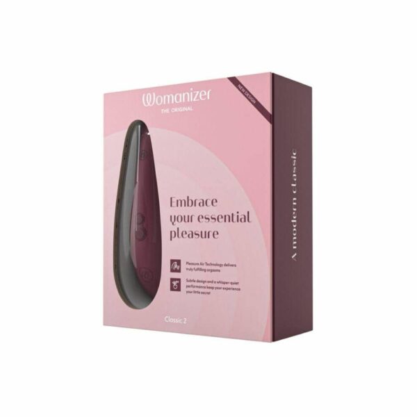 Womanizer Classic 2 Clitoris Sucking Vibrator - Bordeaux