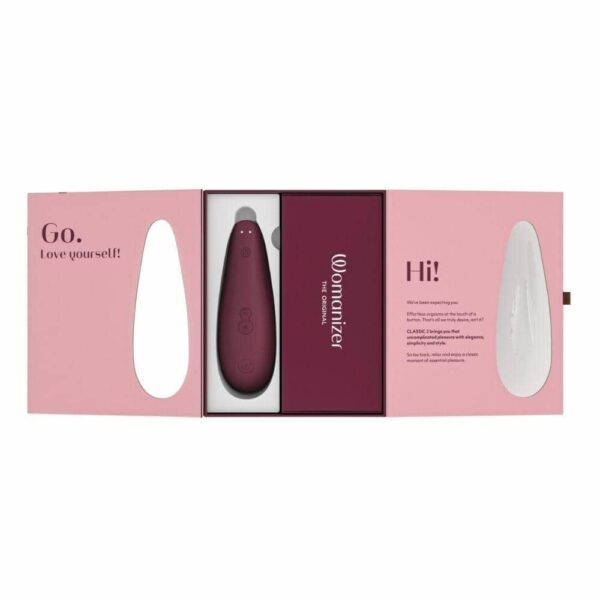 Womanizer Classic 2 Clitoris Sucking Vibrator - Bordeaux