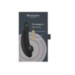 Womanizer Premium 2 Clitoral Vibrator - Black