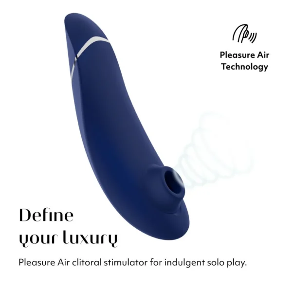 Womanizer Premium 2 Clitoral Vibrator - Blueberry