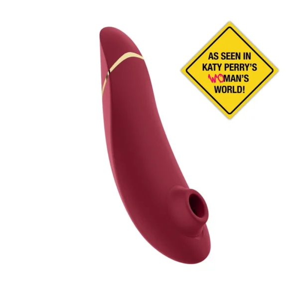 Womanizer Premium 2 Clitoral Vibrator - Bordeaux