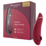 Womanizer Premium 2 Clitoral Vibrator - Bordeaux