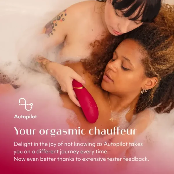 Womanizer Premium 2 Clitoral Vibrator - Bordeaux