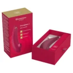 Womanizer Premium 2 Clitoral Vibrator - Bordeaux