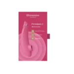 Womanizer Premium 2 Clitoral Vibrator - Raspberry