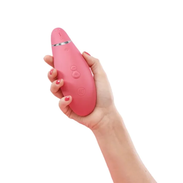 Womanizer Premium 2 Clitoral Vibrator - Raspberry