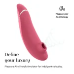 Womanizer Premium 2 Clitoral Vibrator - Raspberry