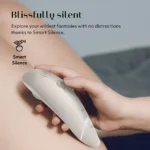 Womanizer Premium 2 Clitoral Vibrator - Warm Gray