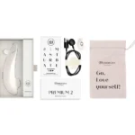 Womanizer Premium 2 Clitoral Vibrator - Warm Gray