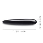 Le Wand Crystal Wand | Black Obsidian | Slim dimensions