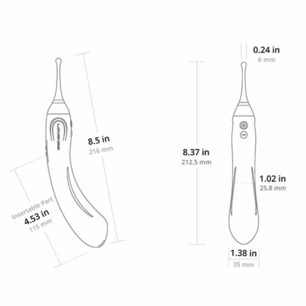 Lovense Hyphy Double Sided Vibrator