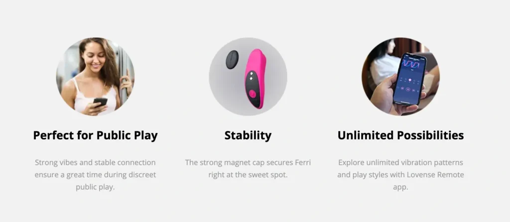Lovense Ferri Wearable Panty Vibrator Highlights