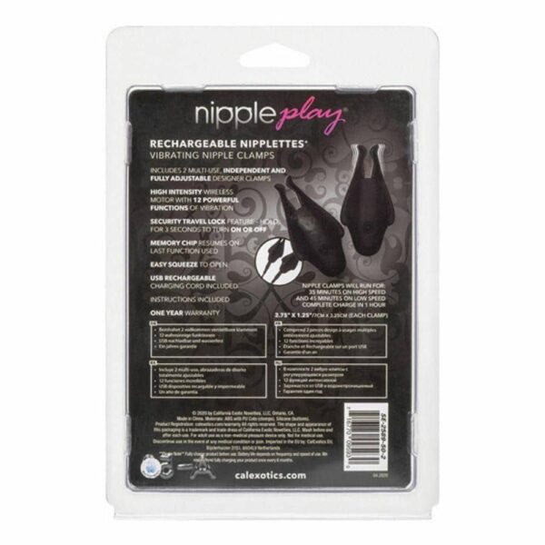 Nipple Play Rechargeable Nipplettes Nipple Stimulators