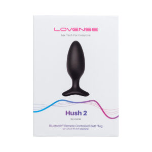 Lovense Hush 2 Medium (1.75") App & Remote Controlled Vibrating Butt Plug