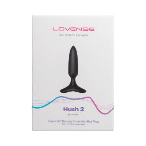 Lovense Hush 2 Xtra-Small (1") App & Remote Controlled Vibrating Butt Plug