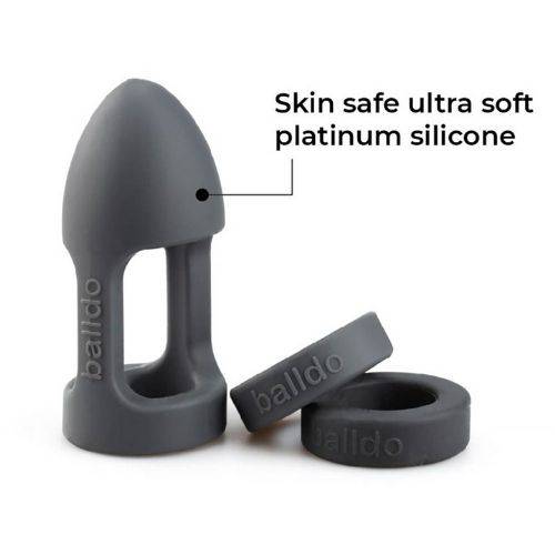 Balldo Set Product Highlights - Skin Safe Platinum Silicone