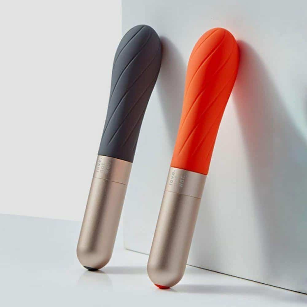 Love Not War Grá Textured Vibrator | Luxury Sex Toy for Women