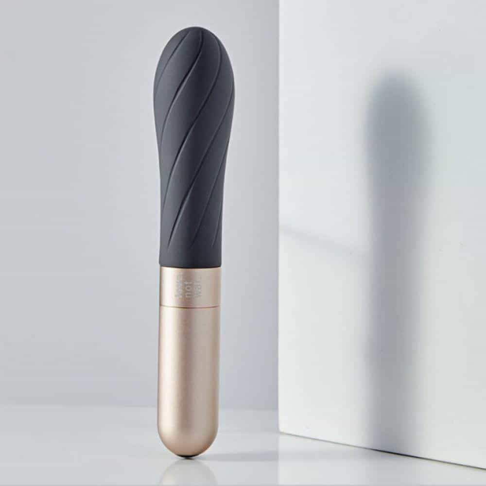 Love Not War Grá Textured Vibrator | Luxury Sex Toy for Women