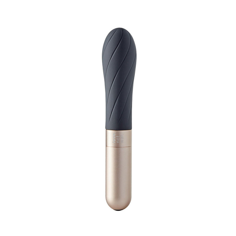 Love Not War Grá Textured Vibrator | Luxury Sex Toy for Women