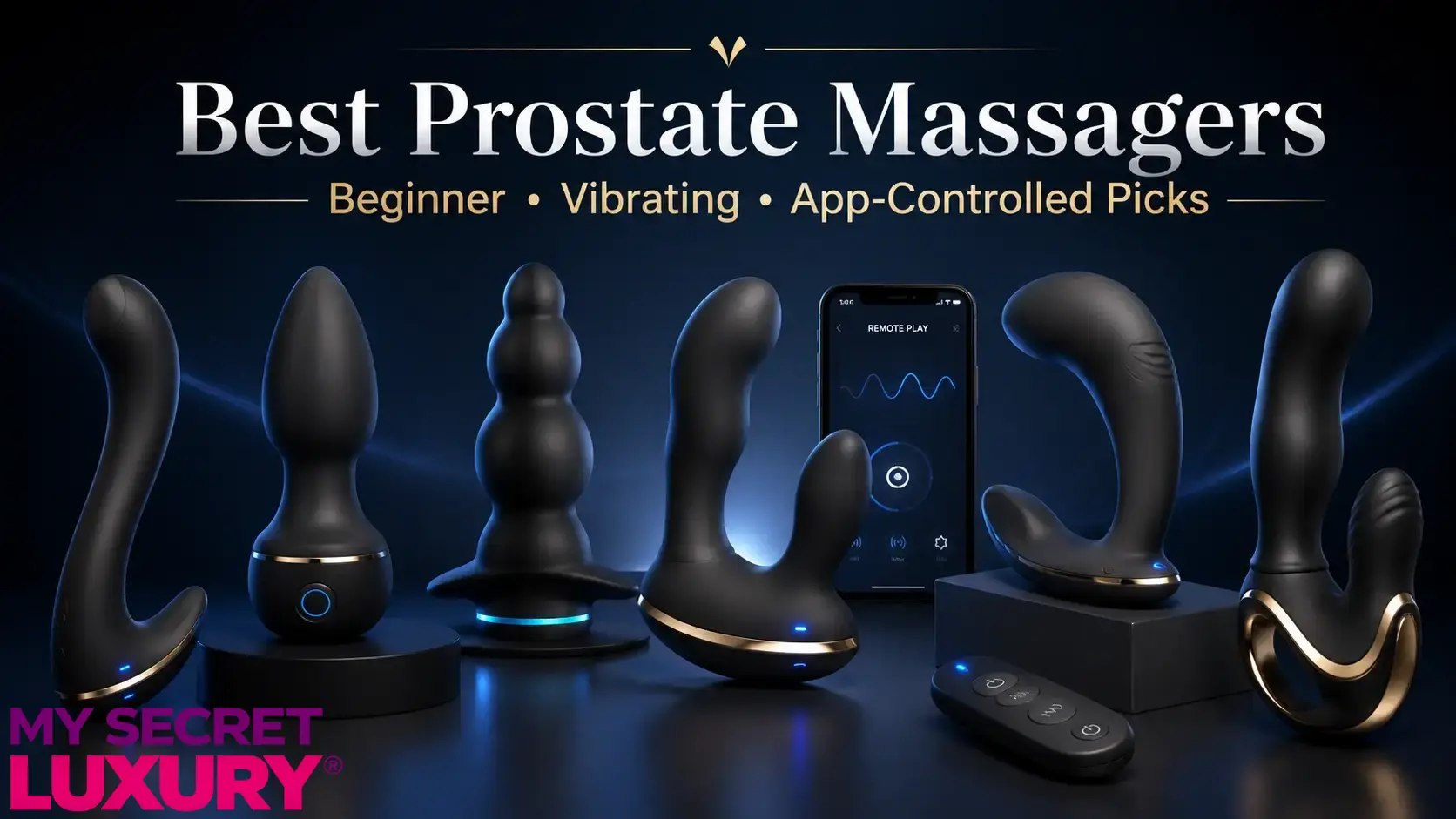 MSL Sex Toy Guide - Best Prostate Massagers- Beginner, Vibrating & App-Controlled Picks