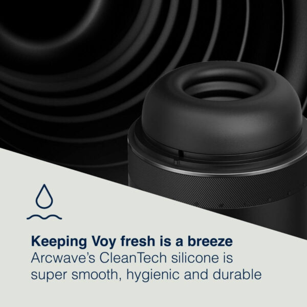 Arcwave Voy Compact Masturbator for Men - Keeping Voy fresh is a breeze
