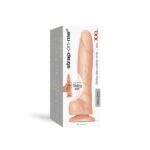 Vanilla Strap-on-Me Sliding Skin Realistic Dildo - XXL