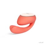 LELO IDA Wave Dual Stimulation Clitoral & G-spot Vibrator - Coral Red