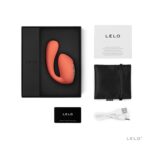 LELO IDA Wave Dual Stimulation Clitoral & G-spot Vibrator - Coral Red