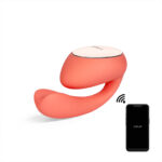 LELO IDA Wave Dual Stimulation Clitoral & G-spot Vibrator - Coral Red