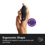 We-Vibe Moxie+ Remote Controlled Panty Vibrator - Black | Ergonomic Shape