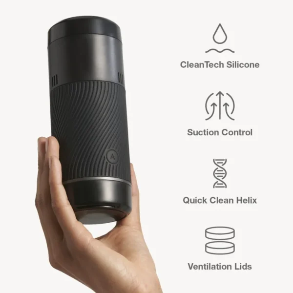 Arcwave Pow Suction Control Male Masturbator - Black