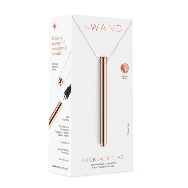 LeWand Vibrating Necklace - Rose Gold
