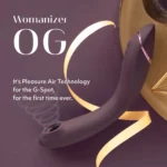 Womanizer OG Pleasure Air Vibrator for the G-Spot - Aubergine