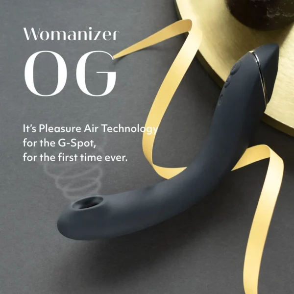 Womanizer OG Pleasure Air Vibrator for the G-Spot - Dark Gray