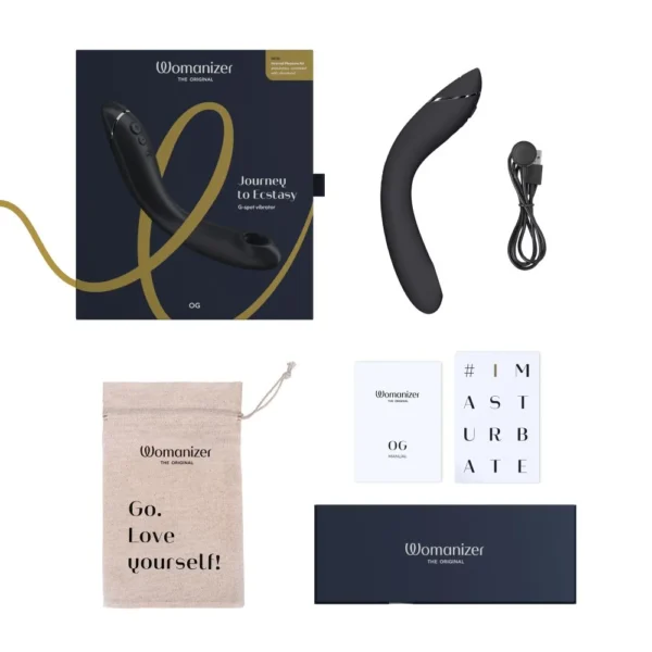 Womanizer OG Pleasure Air Vibrator for the G-Spot - Dark Gray