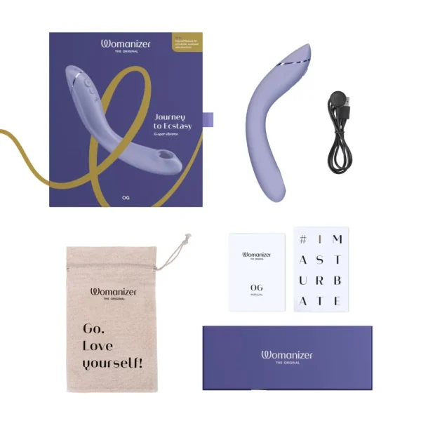 Womanizer OG Pleasure Air Vibrator for the G-Spot - Lilac