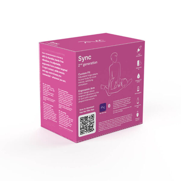 We-Vibe Sync 2 Couples' Vibrator Sex Toy - Pink