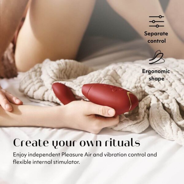 Womanizer Duo 2 Advanced Clitoral & G-spot Stimulator - Bordeaux