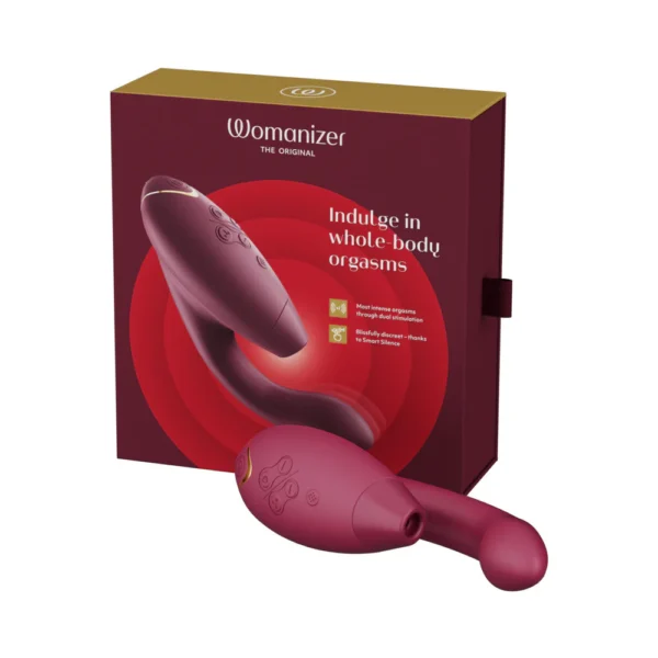 Womanizer Duo 2 Advanced Clitoral & G-spot Stimulator - Bordeaux